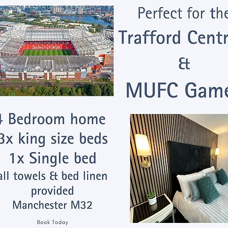 Waterside Mufc & Trafford Centre Townhouse 4 Bedroom Free Parking Μάντσεστερ Εξωτερικό φωτογραφία